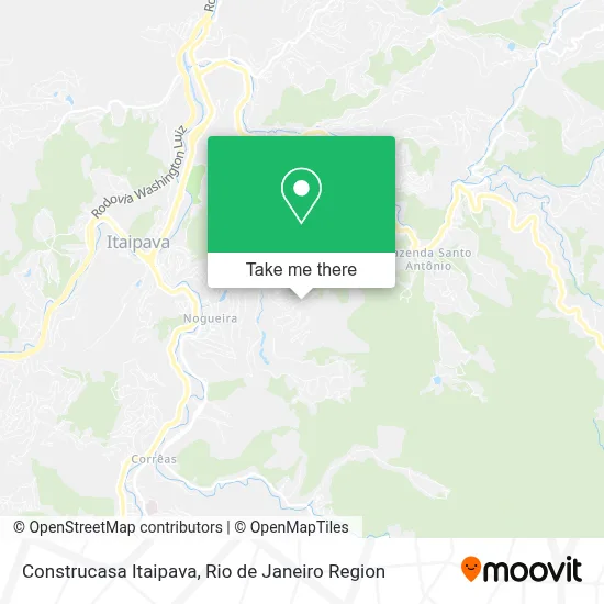 Construcasa Itaipava map