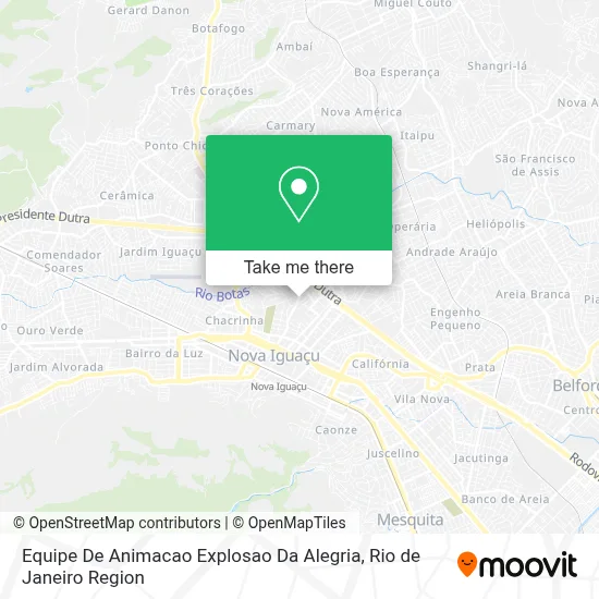 Equipe De Animacao Explosao Da Alegria map