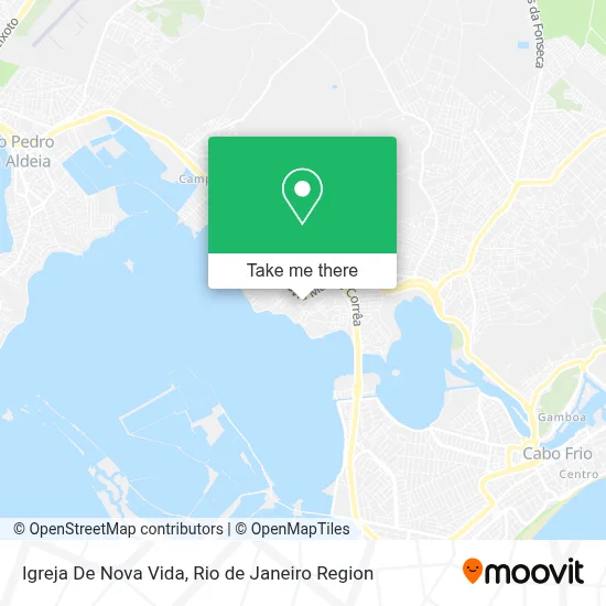 Igreja De Nova Vida map