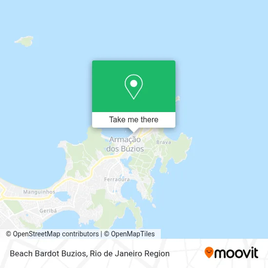 Beach Bardot Buzios map