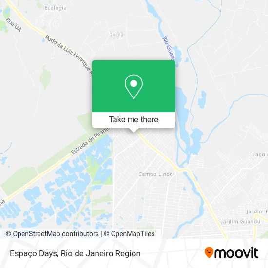 Espaço Days map