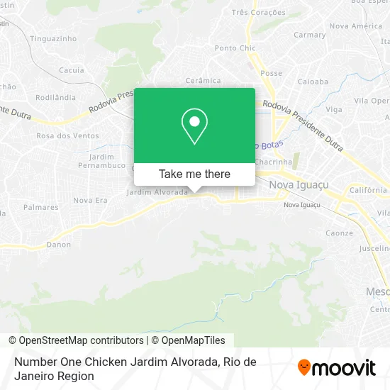 Number One Chicken Jardim Alvorada map