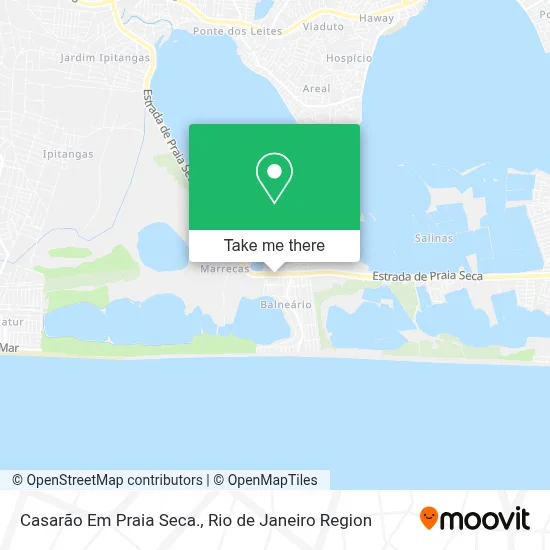Casarão Em Praia Seca. map