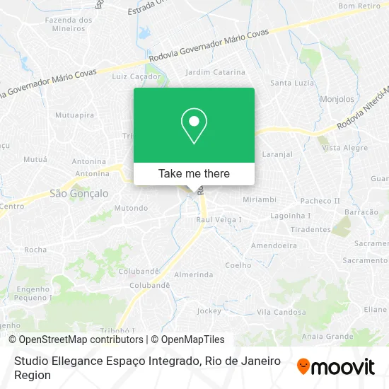Studio Ellegance Espaço Integrado map