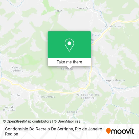 Condomínio Do Recreio Da Serrinha map