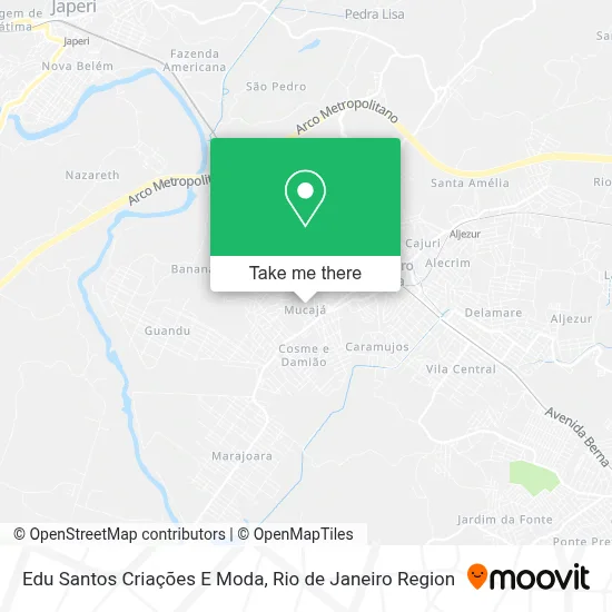 Edu Santos Criações E Moda map