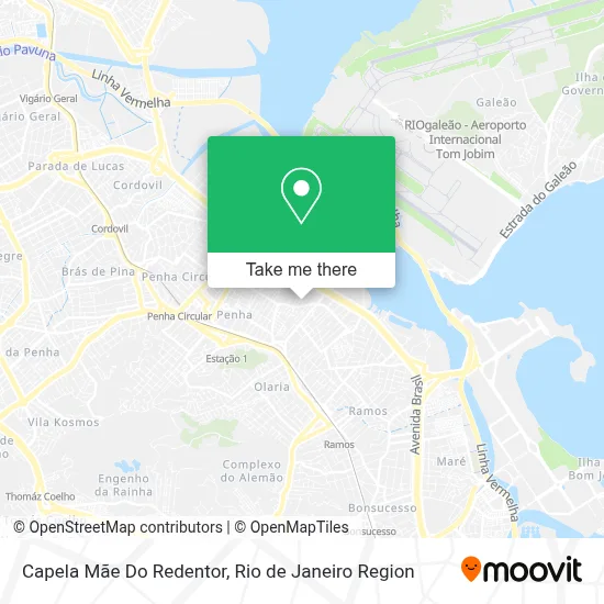 Capela Mãe Do Redentor map