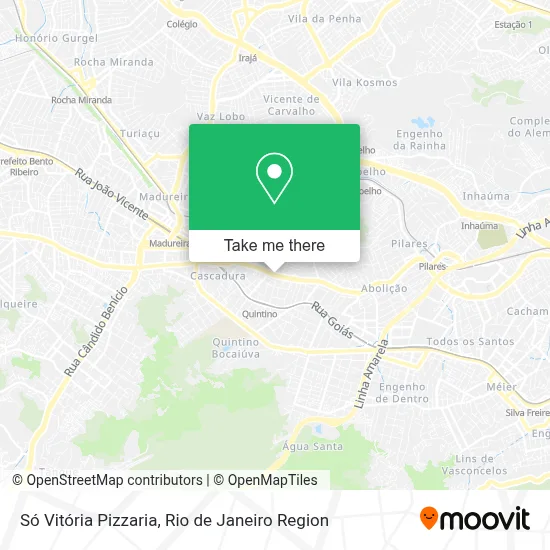 Só Vitória Pizzaria map