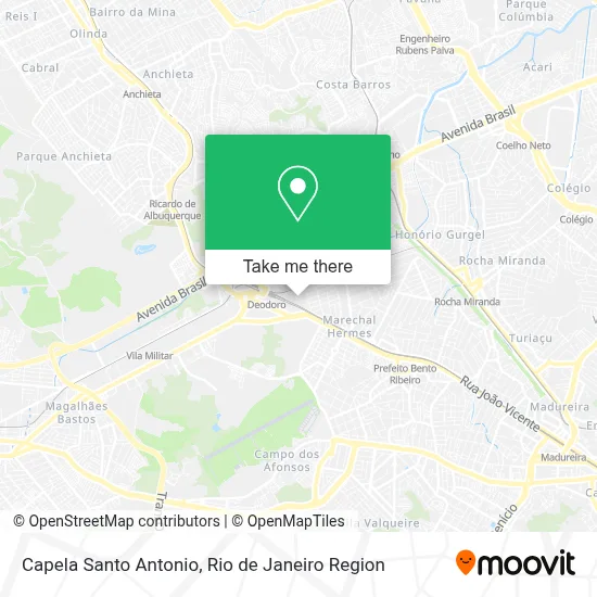 Capela Santo Antonio map