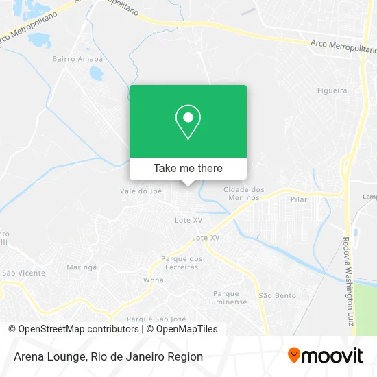 Arena Lounge map