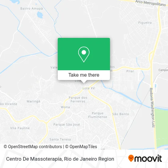 Centro De Massoterapia map