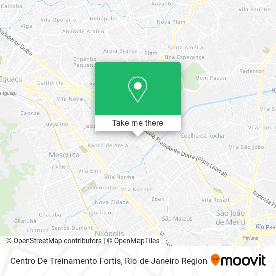 Centro De Treinamento Fortis map