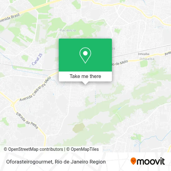 Oforasteirogourmet map