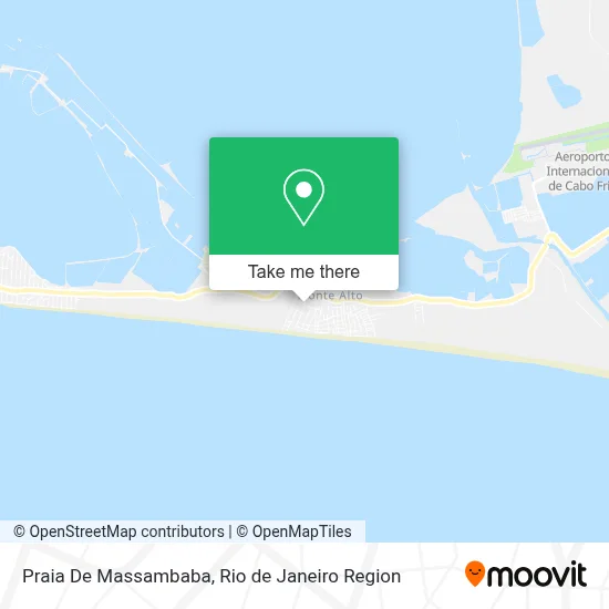 Praia De Massambaba map