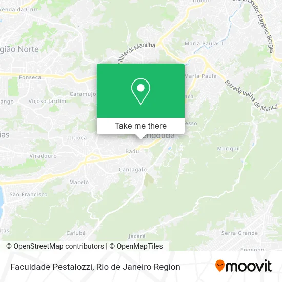 Faculdade Pestalozzi map