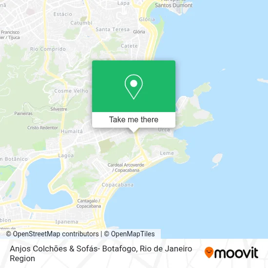 Anjos Colchões & Sofás- Botafogo map