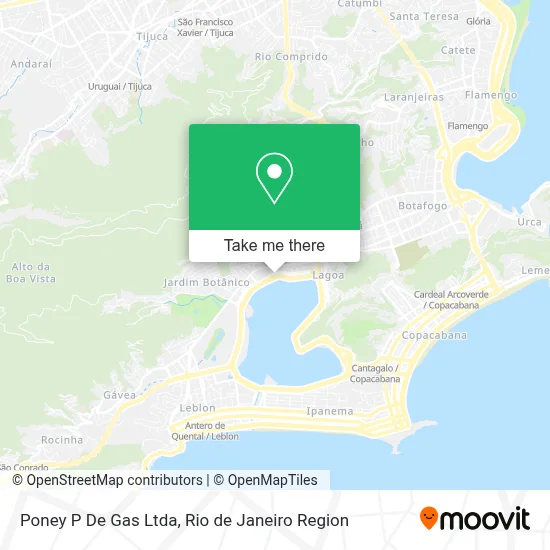 Poney P De Gas Ltda map
