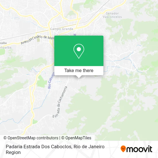 Padaria Estrada Dos Caboclos map