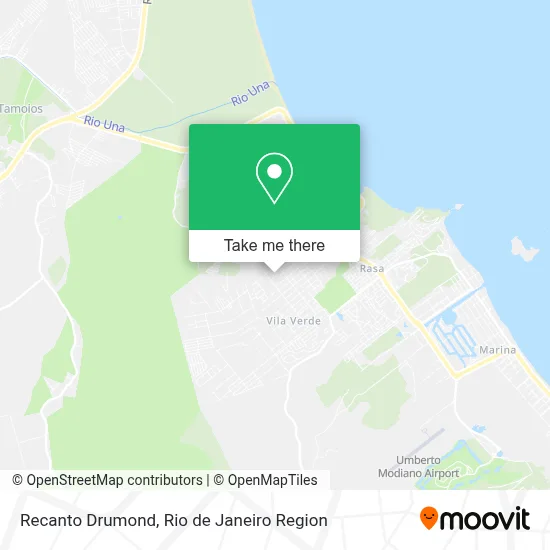Recanto Drumond map