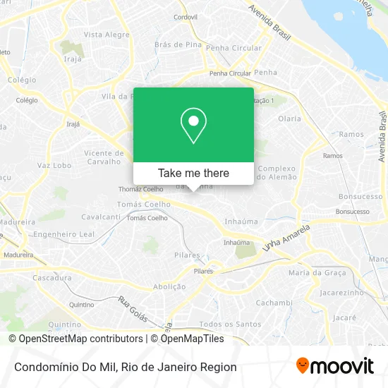 Condomínio Do Mil map