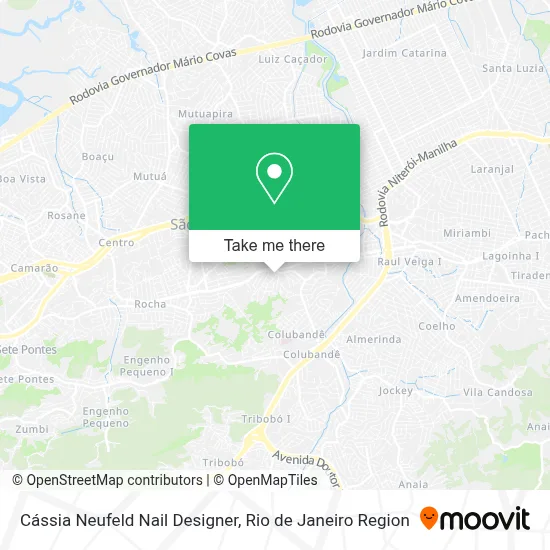 Cássia Neufeld Nail Designer map