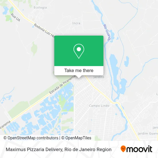 Maximus Pizzaria Delivery map