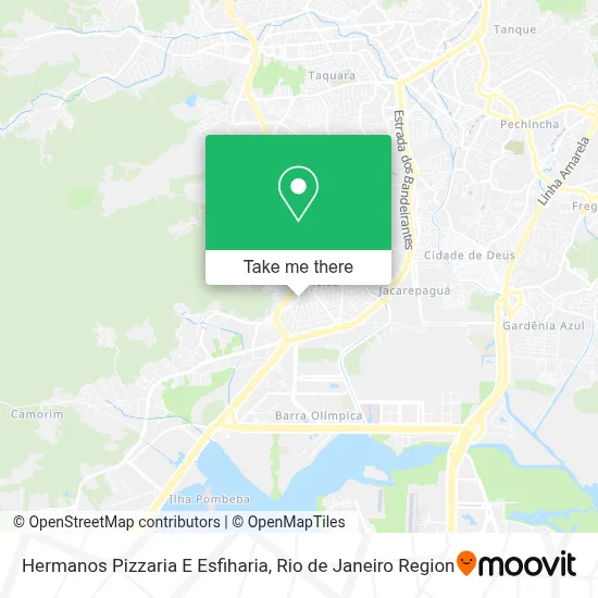 Hermanos Pizzaria E Esfiharia map