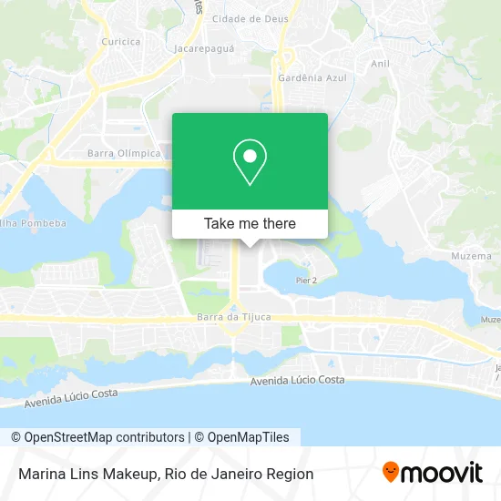Marina Lins Makeup map