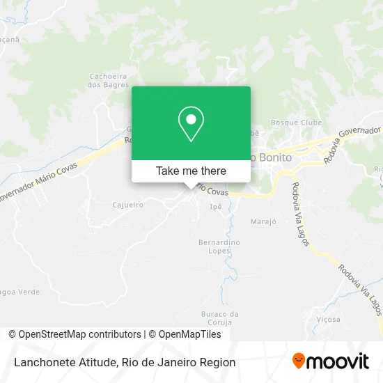 Lanchonete Atitude map