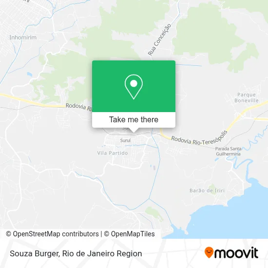 Souza Burger map