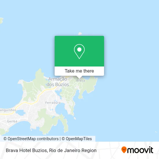 Brava Hotel Buzios map