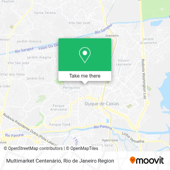 Multimarket Centenário map
