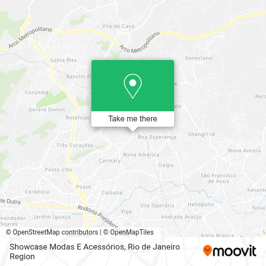 Showcase Modas E Acessórios map