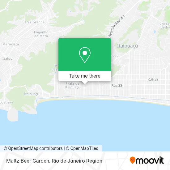 Maltz Beer Garden map