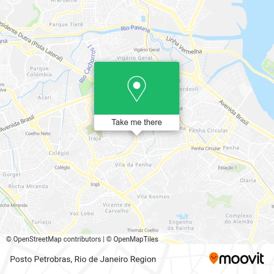 Posto Petrobras map