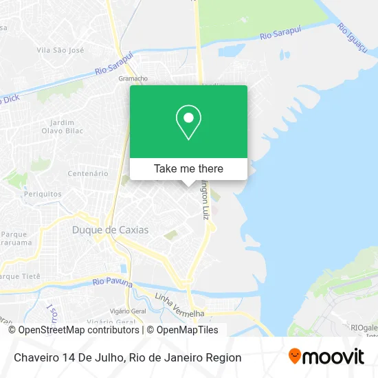Chaveiro 14 De Julho map