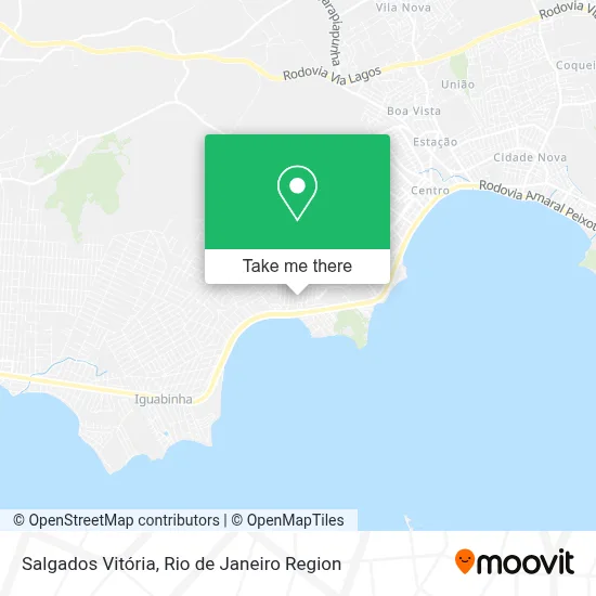 Salgados Vitória map