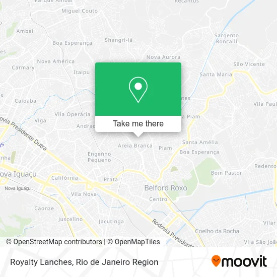 Royalty Lanches map