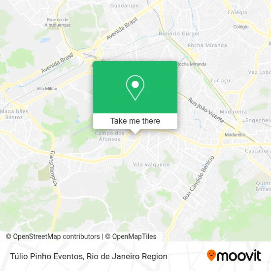 Túlio Pinho Eventos map
