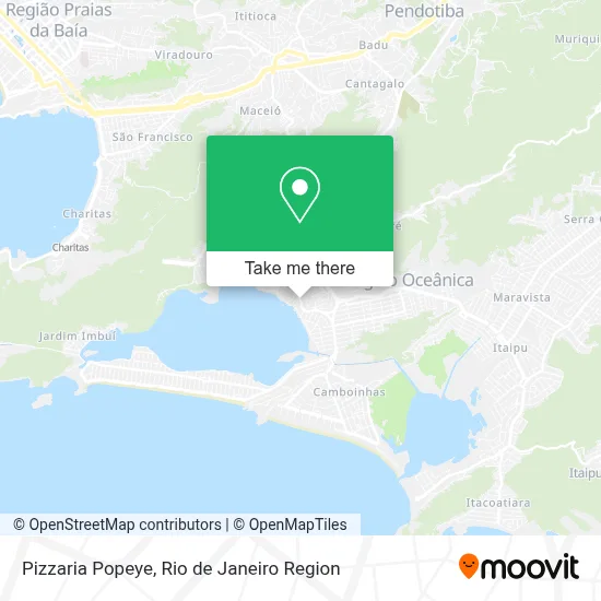 Pizzaria Popeye map