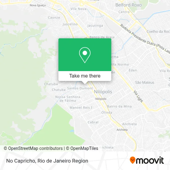 No Capricho map