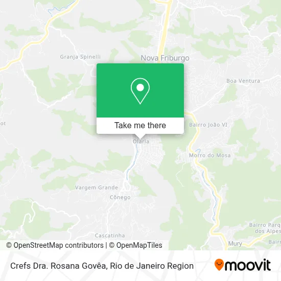 Crefs Dra. Rosana Govêa map