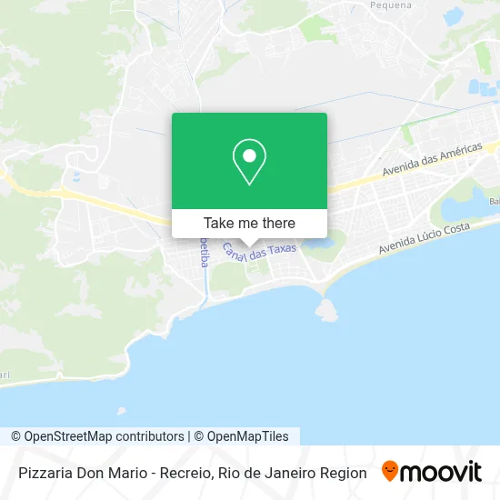 Pizzaria Don Mario - Recreio map