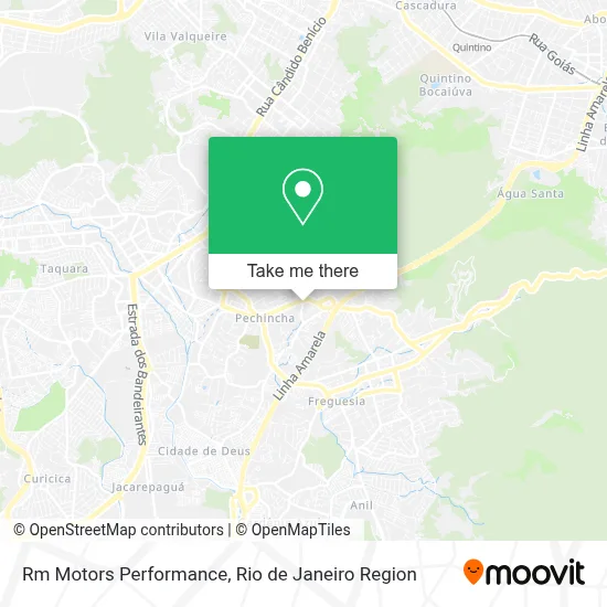 Rm Motors Performance map