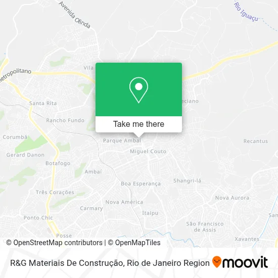 R&G Materiais De Construção map