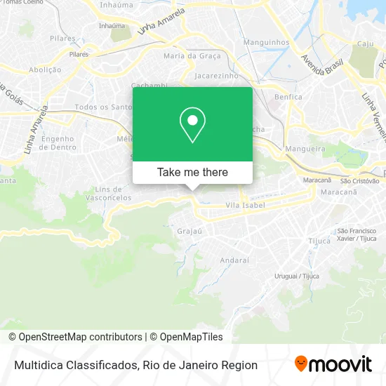 Multidica Classificados map