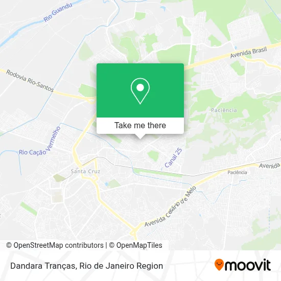 Dandara Tranças map