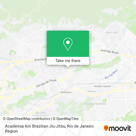 Academia Km Brazilian Jiu-Jitsu map