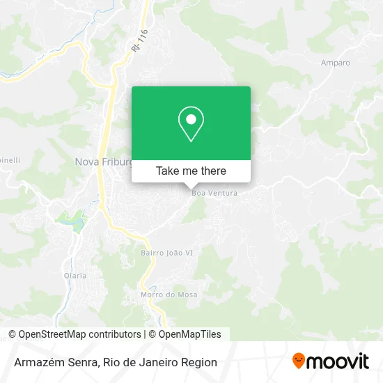 Armazém  Senra map