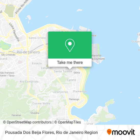 Pousada Dos Beija Flores map